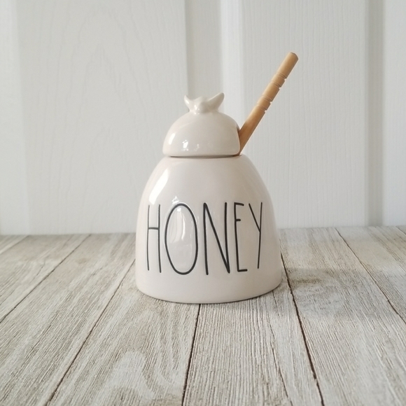 Rae Dunn HONEY Honey Pot - Picture 3 of 7